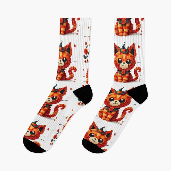 Item preview, Lindo gato floral de Halloween designed and sold by Byou22.