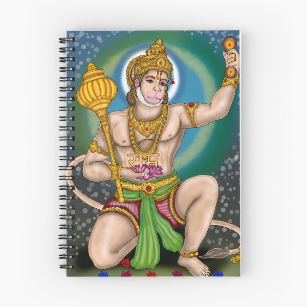 Item preview, Lord Hanuman Digital Drawing | Hindu Deity Spiritual Artwork designed and sold by Harshit_Digital_Arts.