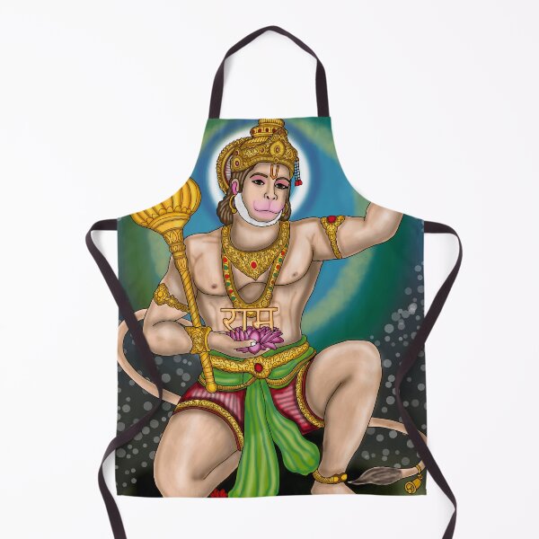 Item preview, Lord Hanuman Digital Drawing | Hindu Deity Spiritual Artwork designed and sold by Harshit_Digital_Arts.