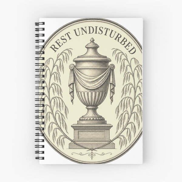 Item preview, Rest Undisturbed Urn Emblem Victorian Mourning designed and sold by BoosterShop.
