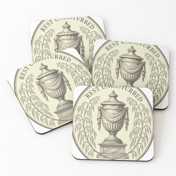 Item preview, Rest Undisturbed Urn Emblem Victorian Mourning designed and sold by BoosterShop.