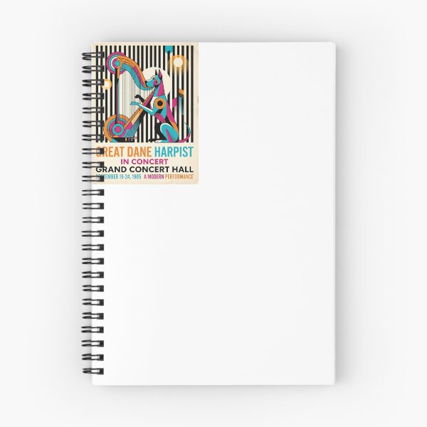 Item preview, Great Dane Harpist designed and sold by PictoVibe.