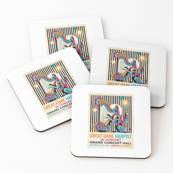 Item preview, Great Dane Harpist designed and sold by PictoVibe.