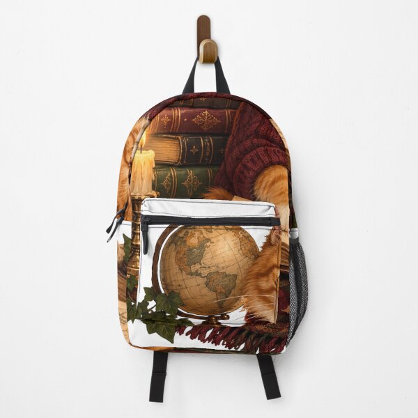 Item preview, Dark Academia Cat with Books designed and sold by CanArtVision.