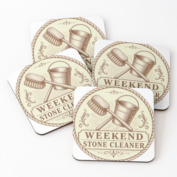 Item preview, Weekend Stone Cleaner Cemetery Volunteer Badge designed and sold by BoosterShop.