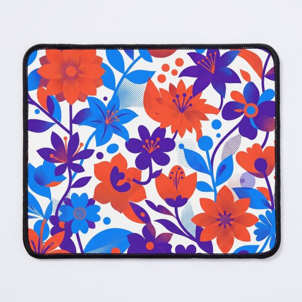 Item preview, Vibrant Retro Floral Botanical Pattern designed and sold by Owcomm.