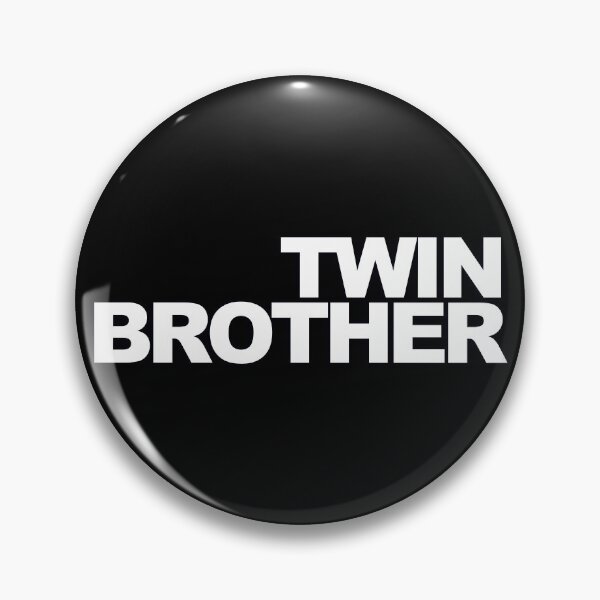 Item preview, TWIN BROTHER — White Minimal Bold Type Statement designed and sold by WORDPAUSE.