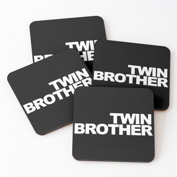 Item preview, TWIN BROTHER — White Minimal Bold Type Statement designed and sold by WORDPAUSE.