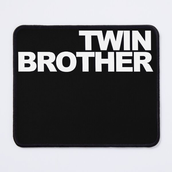 Item preview, TWIN BROTHER — White Minimal Bold Type Statement designed and sold by WORDPAUSE.