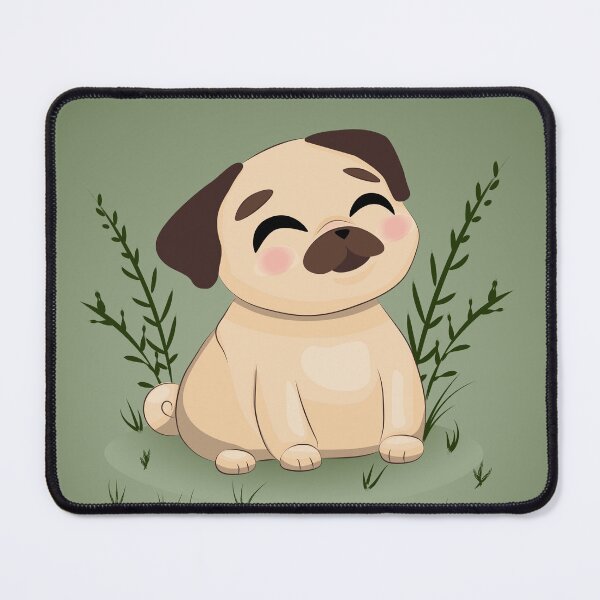 Item preview, Happy Pug in Nature designed and sold by JulWica.
