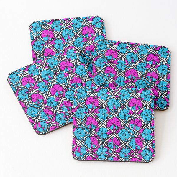 Item preview, Vibrant Geometric Floral Mosaic Pattern designed and sold by Owcomm.