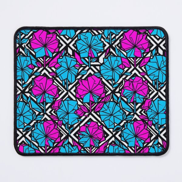 Item preview, Vibrant Geometric Floral Mosaic Pattern designed and sold by Owcomm.