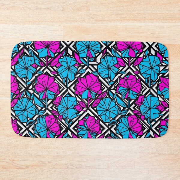 Item preview, Vibrant Geometric Floral Mosaic Pattern designed and sold by Owcomm.