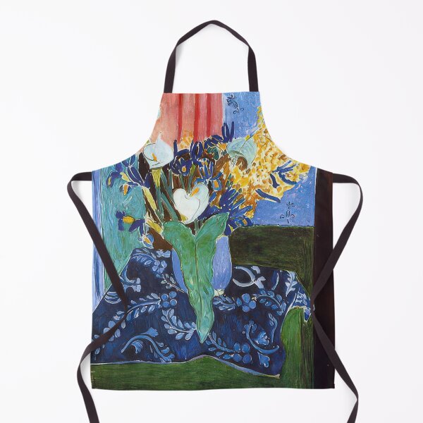 Item preview, Calla lilies irises and mimosas 1913 designed and sold by VeilOfPigments.