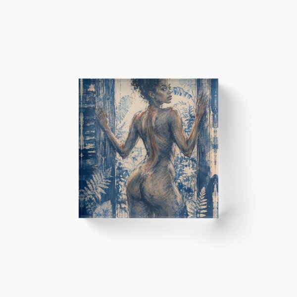 Item preview, Between Worlds | Black Woman Figurative Art designed and sold by TedKentPhoto.