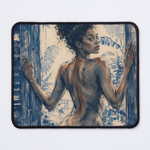 Item preview, Between Worlds | Black Woman Figurative Art designed and sold by TedKentPhoto.