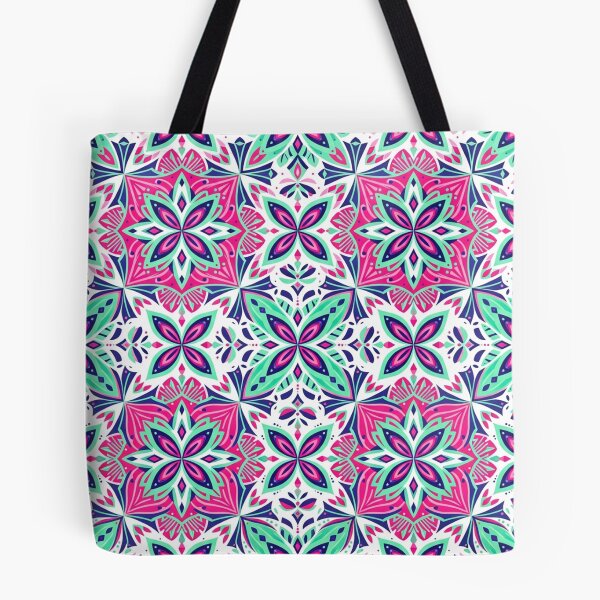 Item preview, Vibrant Pink Floral Mandala Geometric Pattern designed and sold by Owcomm.