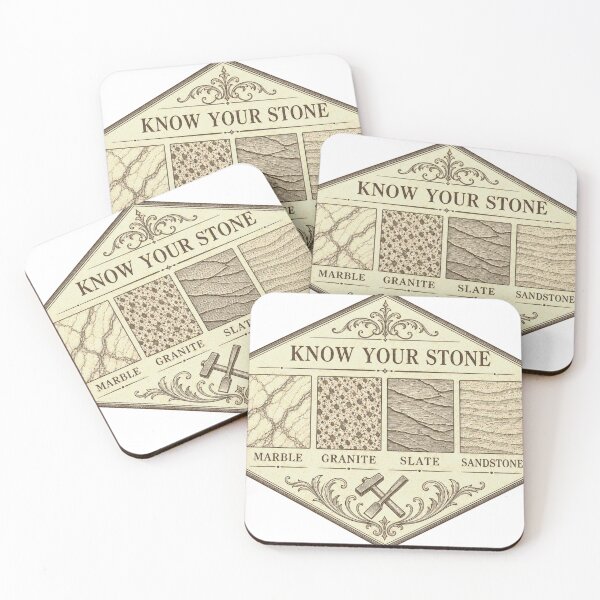 Item preview, Know Your Stone Marble Granite Slate Sandstone Slab designed and sold by BoosterShop.