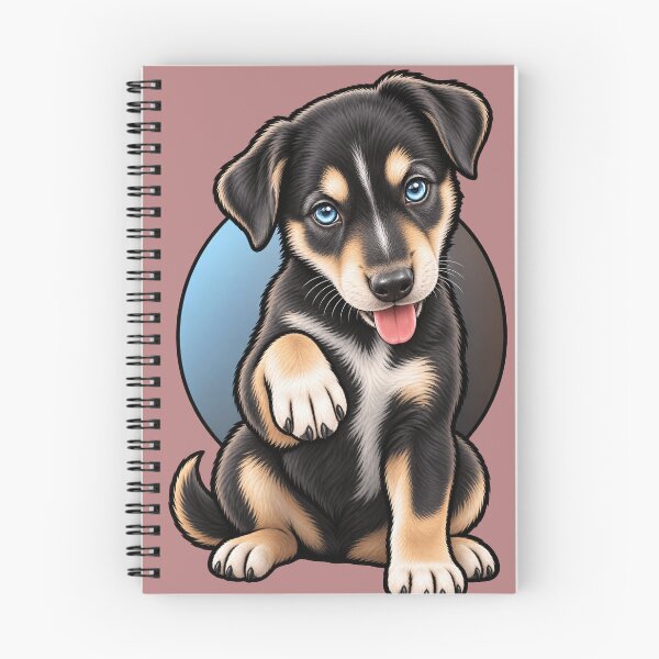 Item preview, "Cute blue-eyed puppy design" designed and sold by FeyArteDesigns.