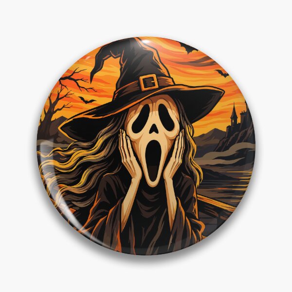 Item preview, The Halloween Scream - Spooky Edvard Munch Parody Art Illustration designed and sold by arfindo-indra.