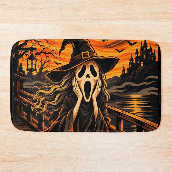 Item preview, The Halloween Scream - Spooky Edvard Munch Parody Art Illustration designed and sold by arfindo-indra.