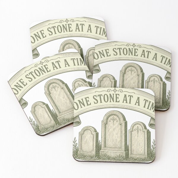 Item preview, One Stone At A Time Cemetery Preservation Banner designed and sold by BoosterShop.