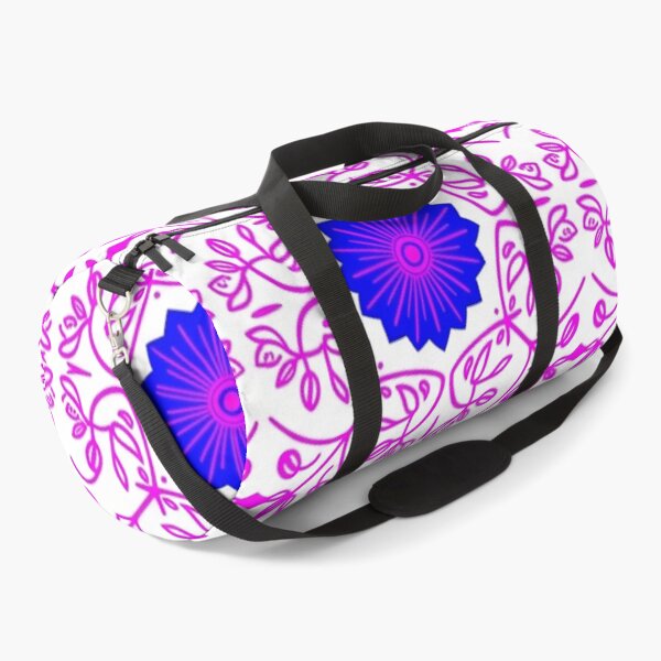 Item preview, Vibrant Pink And Blue Floral Pattern designed and sold by Owcomm.