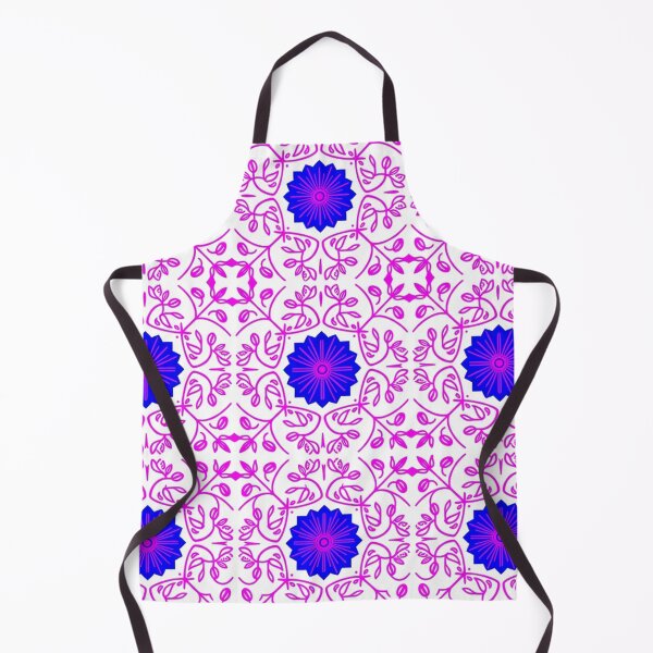 Item preview, Vibrant Pink And Blue Floral Pattern designed and sold by Owcomm.