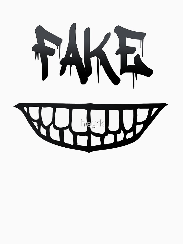 fake smile t shirt