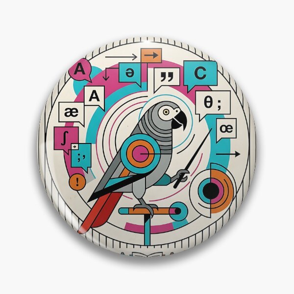 Item preview, African Grey Language Teacher designed and sold by PictoVibe.