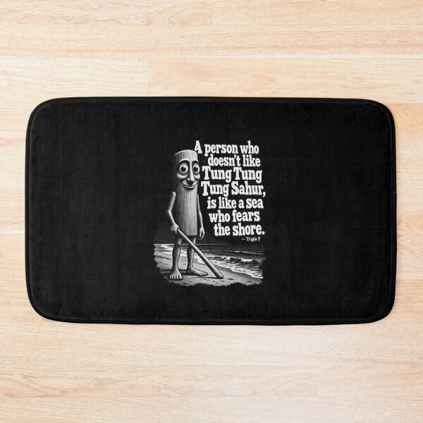 Item preview, Funny Tung Sahur Sea Fears the Shore Meme Art designed and sold by elderberry.