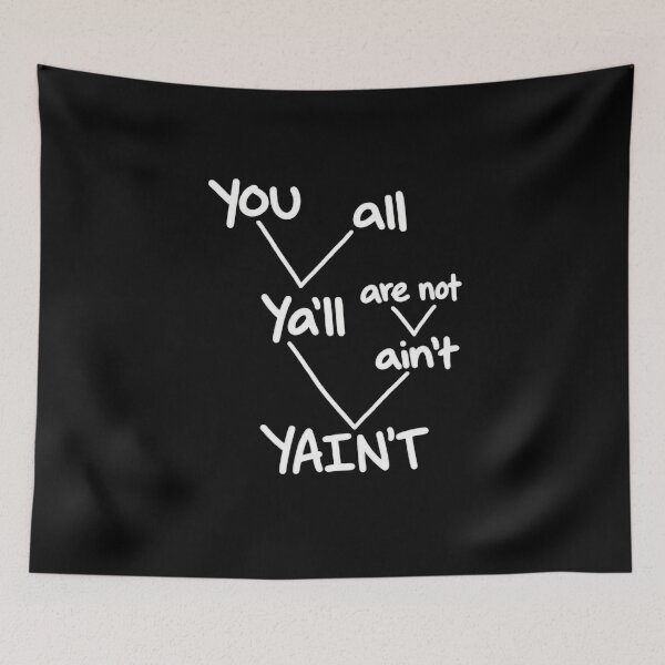 Item preview, YAIN’T Grammar Contraction Joke designed and sold by elderberry.