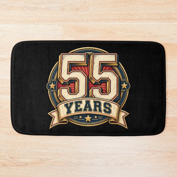 Item preview, 55 Years Old Retro Emblem Crest 55th Birthday Anniversary Men Women designed and sold by Photo-Sphere101.