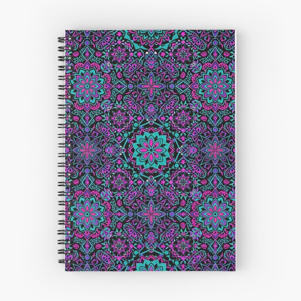 Item preview, Neon Floral Mandala Pattern Geometric Floral Mosaic designed and sold by Owcomm.