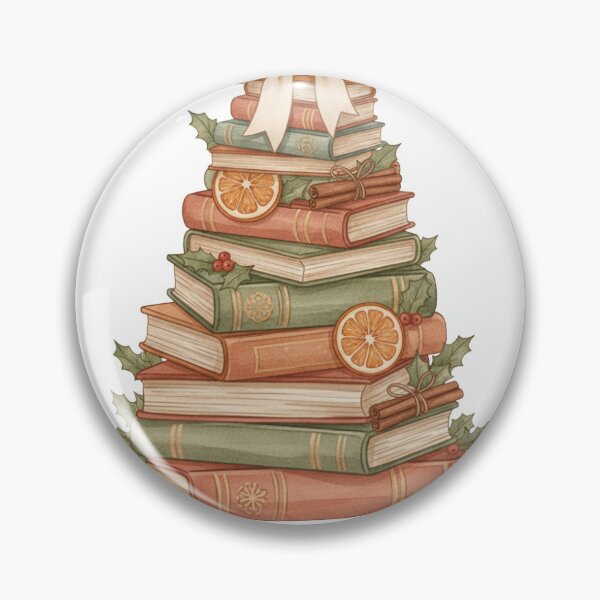 Item preview, All Booked for Christmas Rustic Cottagecore Design designed and sold by Marie Gems.