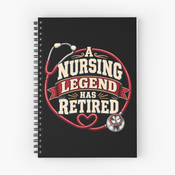 Item preview, A Nursing Legend Has Retired Vintage Nurse Retirement Stethoscope Heart designed and sold by Photo-Sphere101.