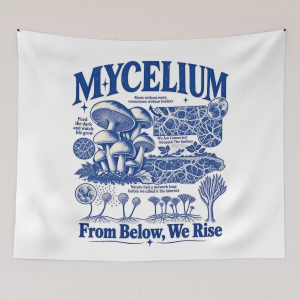 Item preview, Mycelium From Below We Rise designed and sold by choudane.