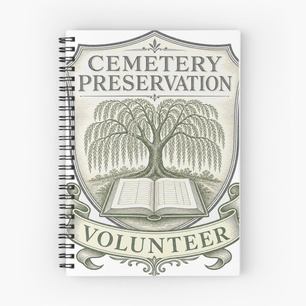 Item preview, Cemetery Preservation Volunteer Coat of Arms Pasture Register designed and sold by BoosterShop.