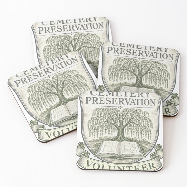 Item preview, Cemetery Preservation Volunteer Coat of Arms Pasture Register designed and sold by BoosterShop.