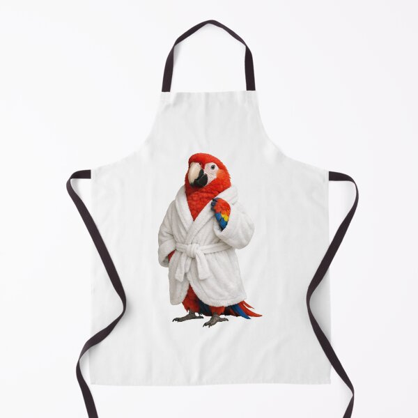 Item preview, Scarlet Macaw Bathrobe designed and sold by Sillytoe.