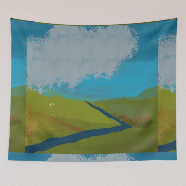 Item preview, Landscape a bit abstract designed and sold by Hephzibahlove.