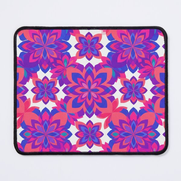 Item preview, Vibrant Pink and Purple Floral Mandala Pattern designed and sold by Owcomm.