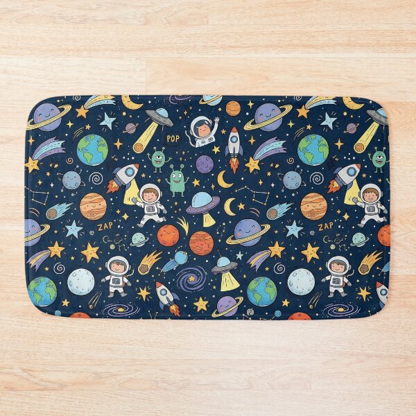 Item preview, Earth Cute Hand Drawn Doodle Seamless Pattern Collection designed and sold by ART ATTACK ZONE.