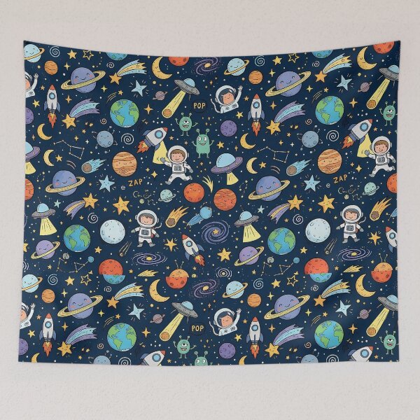 Item preview, Earth Cute Hand Drawn Doodle Seamless Pattern Collection designed and sold by ART ATTACK ZONE.