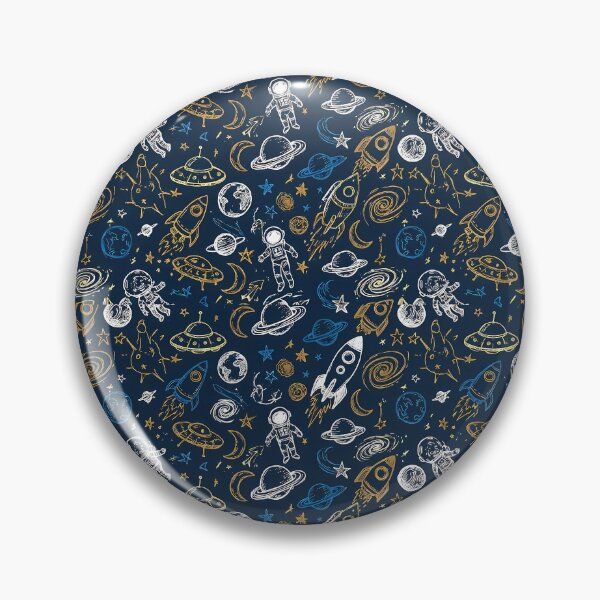 Item preview, Astronaut Cute Hand Drawn Doodle Seamless Pattern Collection designed and sold by ART ATTACK ZONE.