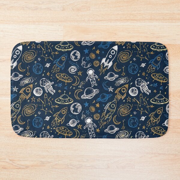 Item preview, Astronaut Cute Hand Drawn Doodle Seamless Pattern Collection designed and sold by ART ATTACK ZONE.