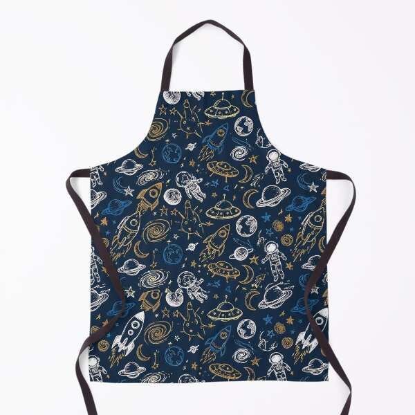 Item preview, Astronaut Cute Hand Drawn Doodle Seamless Pattern Collection designed and sold by ART ATTACK ZONE.