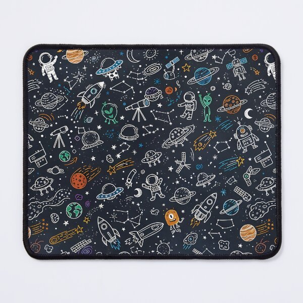 Item preview, MArs Cute Hand Drawn Doodle Seamless Pattern Collection designed and sold by ART ATTACK ZONE.