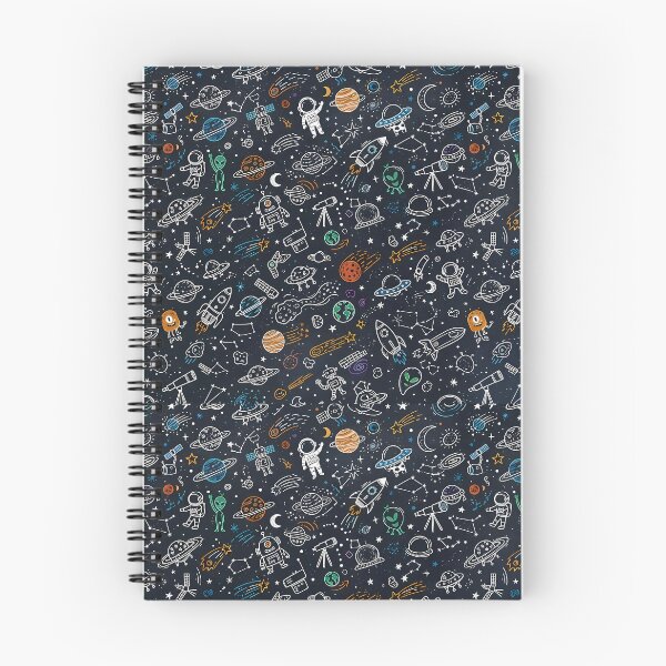 Item preview, MArs Cute Hand Drawn Doodle Seamless Pattern Collection designed and sold by ART ATTACK ZONE.
