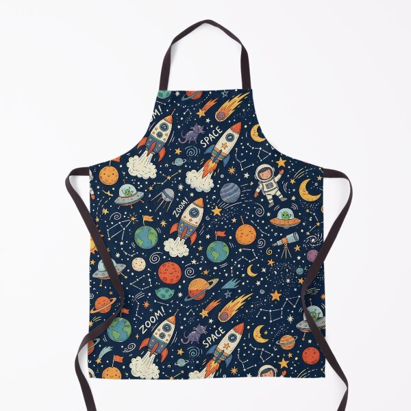 Item preview, OVNI Cute Hand Drawn Doodle Seamless Pattern Collection designed and sold by ART ATTACK ZONE.